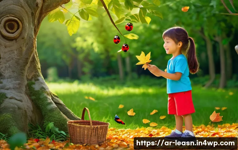 야외 교육 프로그램의 비용 절감 전략 - **Prompt 1: Children discovering nature in a vibrant public park.**
"A group of diverse children...